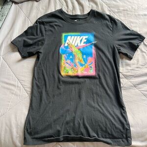 Nike Black T-Shirt with Vibrant Graphic